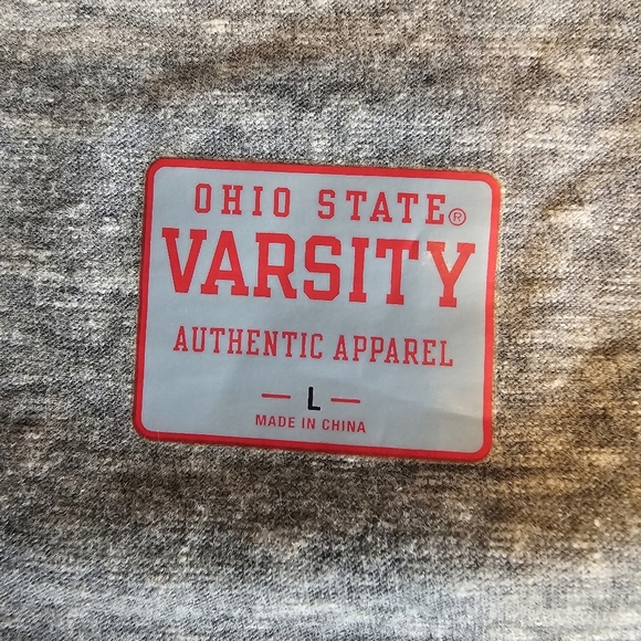 Ohio State Football “I Heart Ohio State” Varsity Tee — Women’s Large - Picture 8 of 10